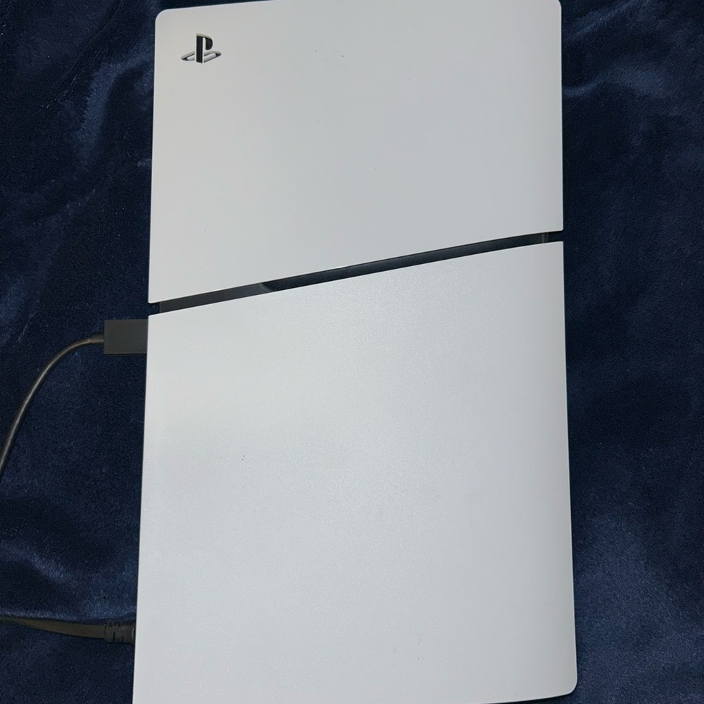 White PS5 Gaming System with White Controller